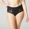 Simone Perele Culotte Haute Gainante Light Contrôle Subtile Noir