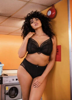 ELOMI Culotte Priya Noir -PRIMADONNA boutique El4555 BLK cons Elomi Lingerie Priya Black Full Brief 1