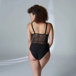 Simone Perele Body En Dentelle Sans Armatures Freesia Noir -PRIMADONNA boutique body noir simone perele freesia paris1 1