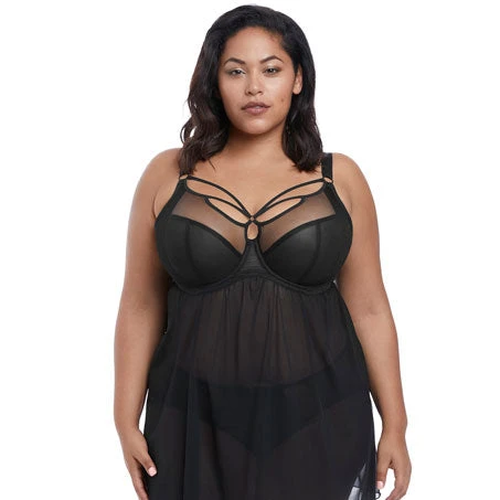 ELOMI Babydoll Sachi Noir 5 ELOMI Babydoll Sachi Noir – Image 3