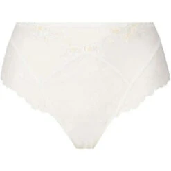 Culotte Haute En Dentelle Imagine La Beauté Ecru Nacre