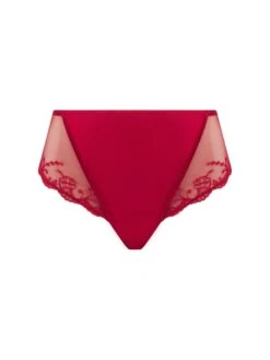 Culotte Haute En Soie Splendeur Soie Rouge -PRIMADONNA boutique culotte haute lise charmel splendeur soie rouge lise charmel3