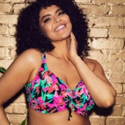 ELOMI Haut Maillot De Bain Plongeant Armatures Savaneta Noir