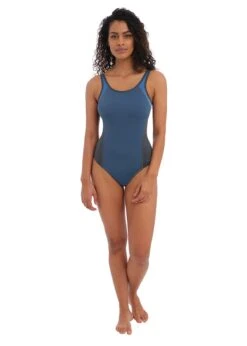 FREYA Maillot De Bain De Sport Grande Taille Astral Navy -PRIMADONNA boutique maillot bain sport grande taille freya active navy astral paris3