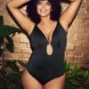 ELOMI Maillot De Bain 1 Pièce Plongeant Sans Armatures Plain Sailing Noir -PRIMADONNA boutique maillot de bain grande taille 1 piece plain sailing noir 573d7c59 ff1f 47a6 89de 179d3a56f479