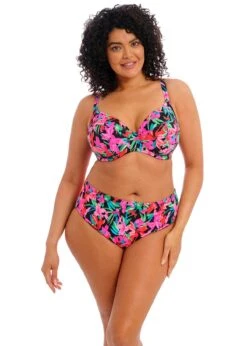 ELOMI Slip De Bain Bikini Taille Mi-haute Savaneta Noir -PRIMADONNA boutique slip bain bikini elomi savaneta noir paris4