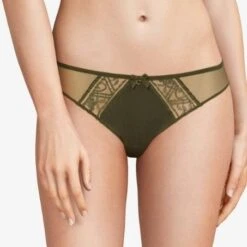 Chantelle Slip Alto Kaki