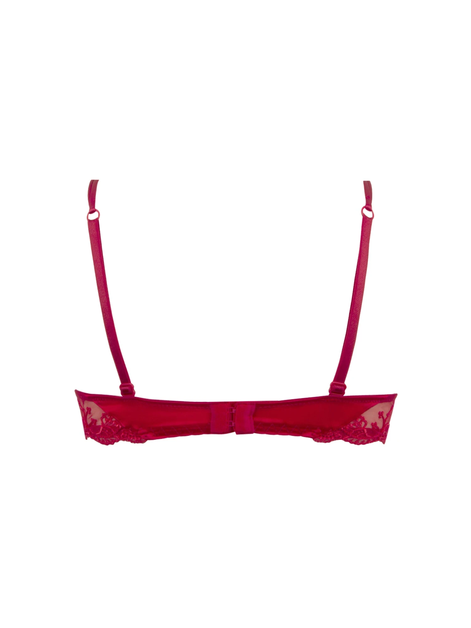 Soutien-gorge Corbeille Splendeur Soie Rouge 6 Soutien-gorge Corbeille Splendeur Soie Rouge – Image 4