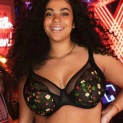 ELOMI Soutien-gorge Plongeant Armatures Samira Black