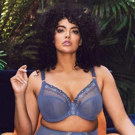 ELOMI Soutien-gorge Plongeant Armatures Matilda Denim Daisy 3 ELOMI Soutien-gorge Plongeant Armatures Matilda Denim Daisy