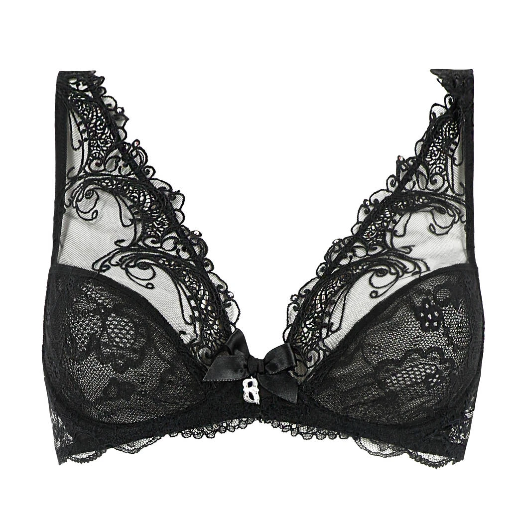 Soutien-gorge Triangle Noir Soir De Venise 3 Soutien-gorge Triangle Noir Soir De Venise