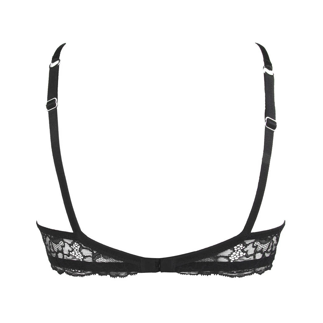 Soutien-gorge Coques Progressives Sublime En Dentelle Noir 4 Soutien-gorge Coques Progressives Sublime En Dentelle Noir – Image 2