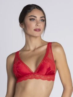 Soutien-gorge Sans Armatures Splendeur Soie Rouge 9 Soutien-gorge Sans Armatures Splendeur Soie Rouge -PRIMADONNA boutique soutien gorge sans armature lise charmel splendeur soie rouge paris 1