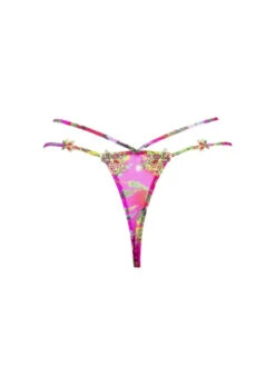 String Sexy Fuchsia Envolée De Fleurs -PRIMADONNA boutique string sexy lise charmel envolee fleurs paris 1