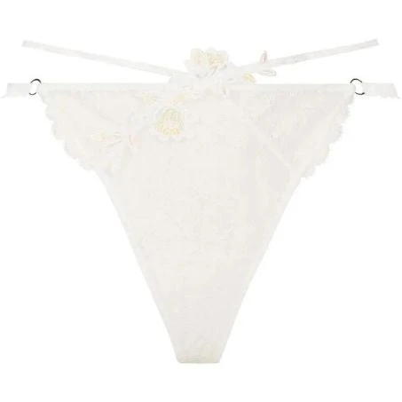 String Sexy En Dentelle Imagine La Beauté Ecru Nacre 4 String Sexy En Dentelle Imagine La Beauté Ecru Nacre – Image 2