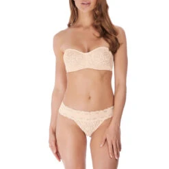 Wacoal String Nude Halo Lace -PRIMADONNA boutique string wacoal halo lace nude 5