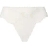 Tanga En Dentelle Imagine La Beauté Ecru Nacre -PRIMADONNA boutique tanga dentelle lise charmel imagine beaute blanc